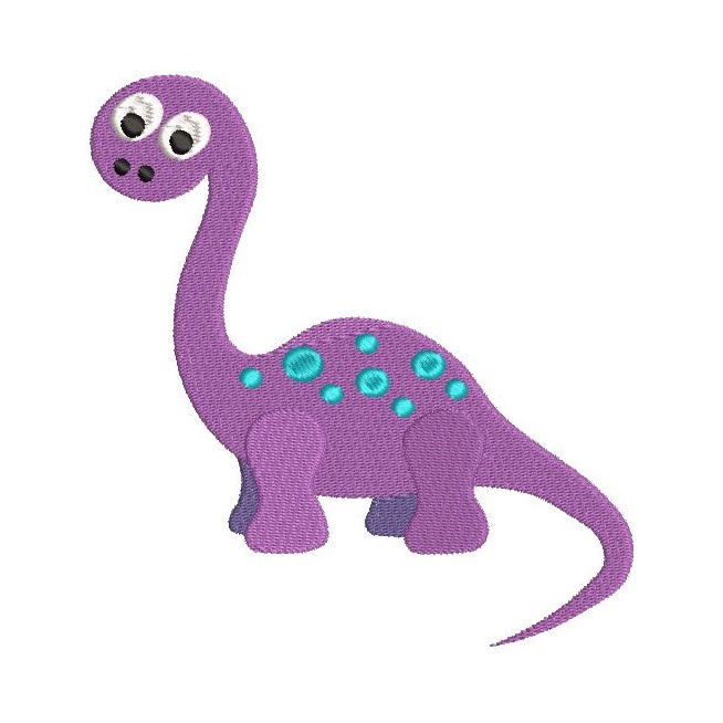 Baby dinosaur machine embroidery design by rosiedayembroidery.com