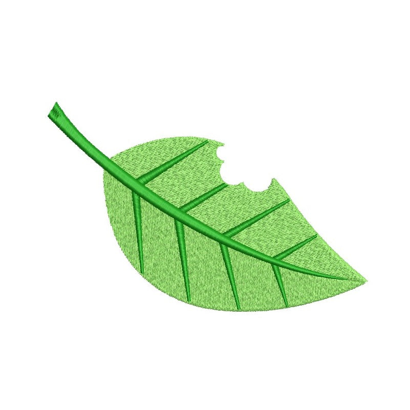 A leaf machine embroidery design by rosiedayembroidery.com