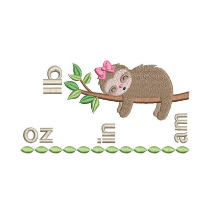 Baby birth template by rosiedayembroidery.com
