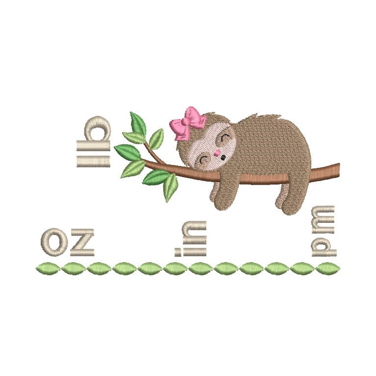 Baby birth template by rosiedayembroidery.com