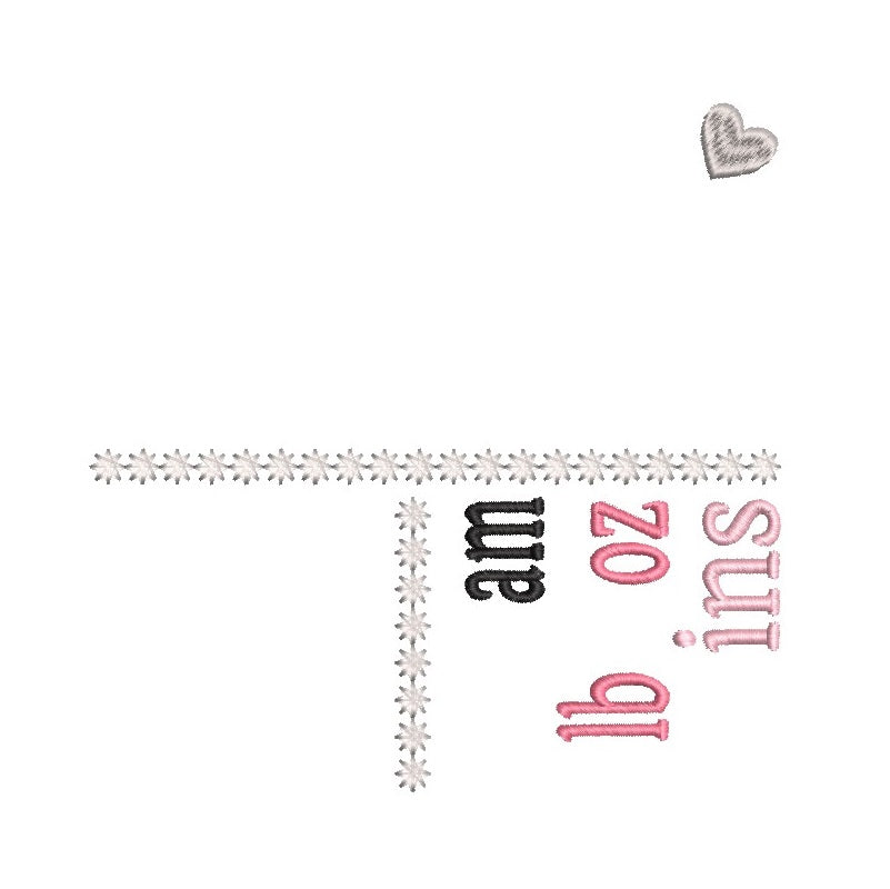 Baby birth announcement machine embroidery design by rosiedayembroidery.com