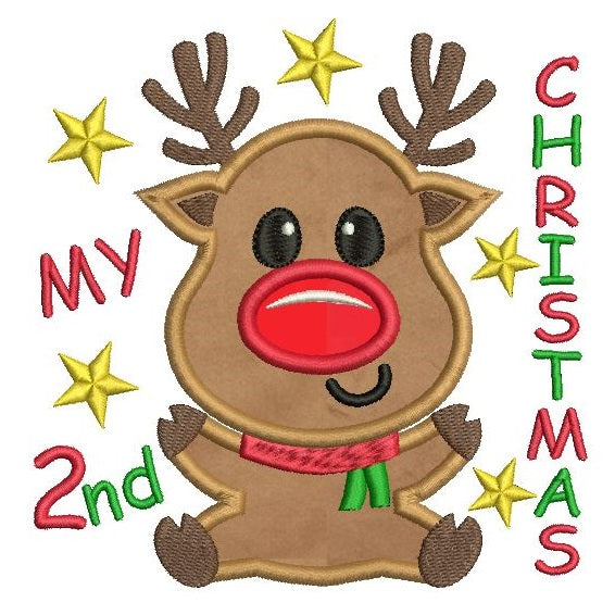 My 2nd Christmas - Reindeer (SA502-29)
