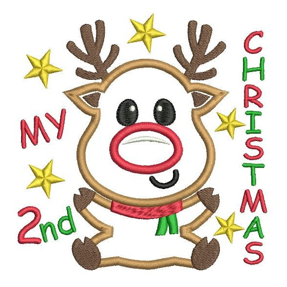 My 2nd Christmas - Reindeer (SA502-29)