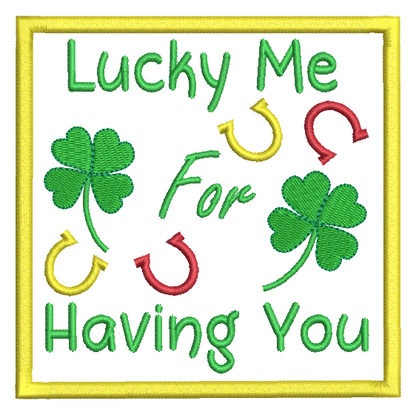 St Patrick's Day applique machine embroidery design by rosiedayembroidery.com