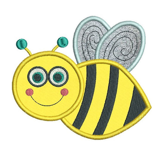 Cute Bee Applique (SA556-2)